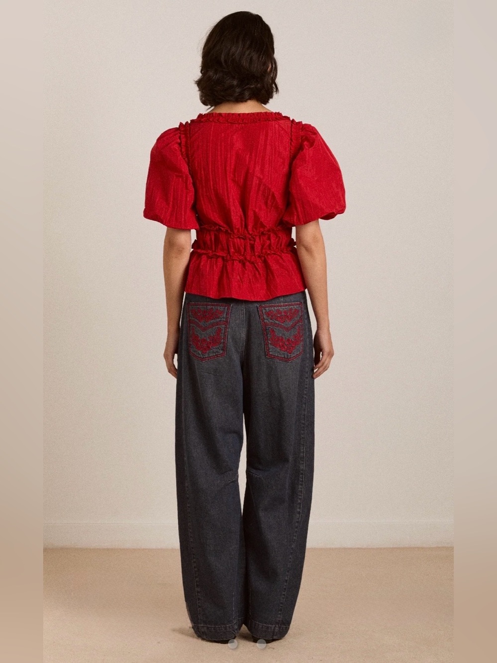 Damson Madder Neve High rise straight leg jeans